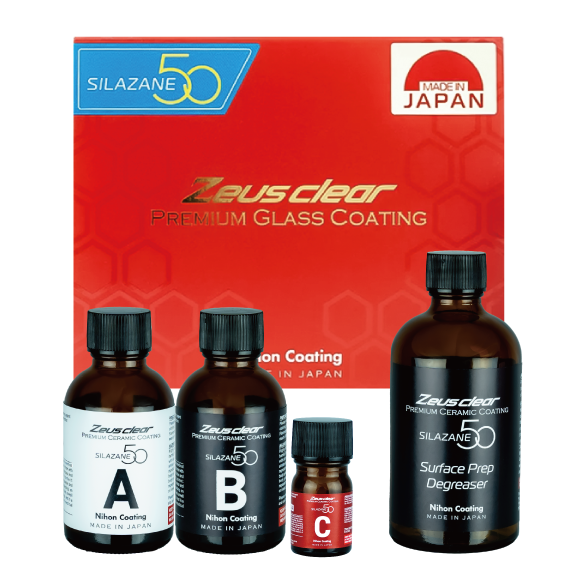 [One-coat | 3 Years | 9H] Premium Ceramic Coating for Cars SILAZANE50 STARTER KIT