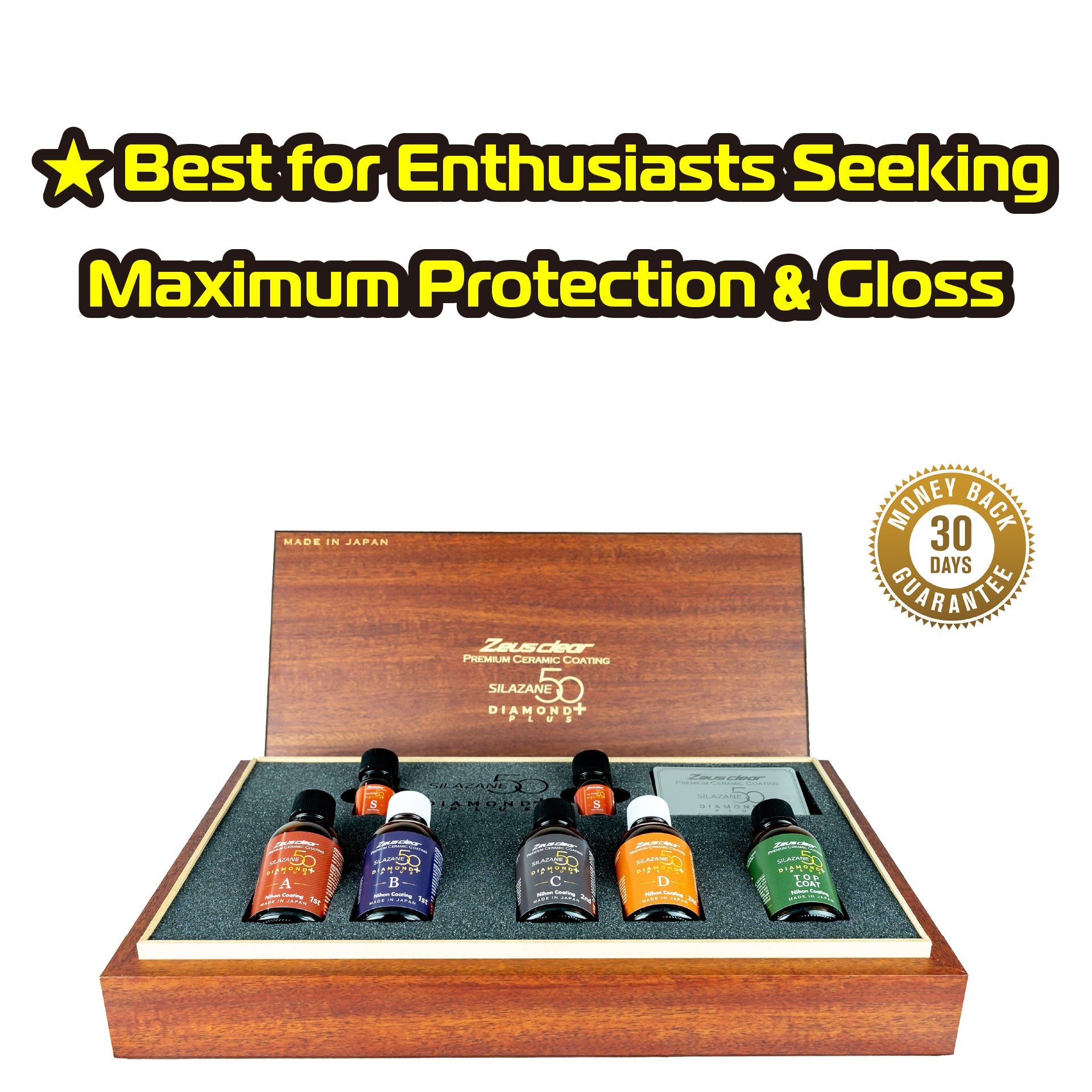 [Premium Three-Coat] Premium Ceramic Coating SILAZANE50 Diamond Plus