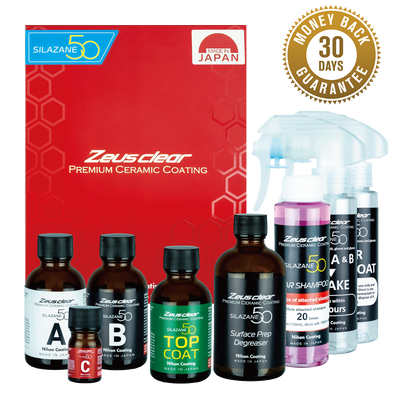 [Two-Coat | 5 Years | 9H] Premium Ceramic Coating for Cars SILAZANE50 COMPLETE KIT